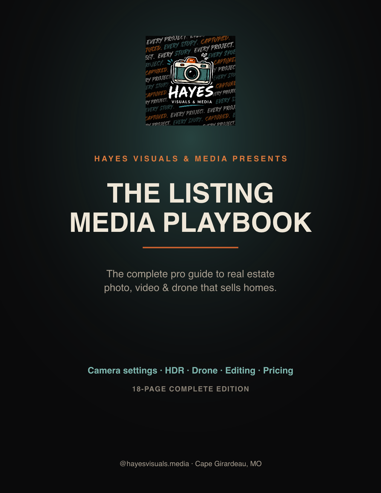 The Listing Media Playbook cover
